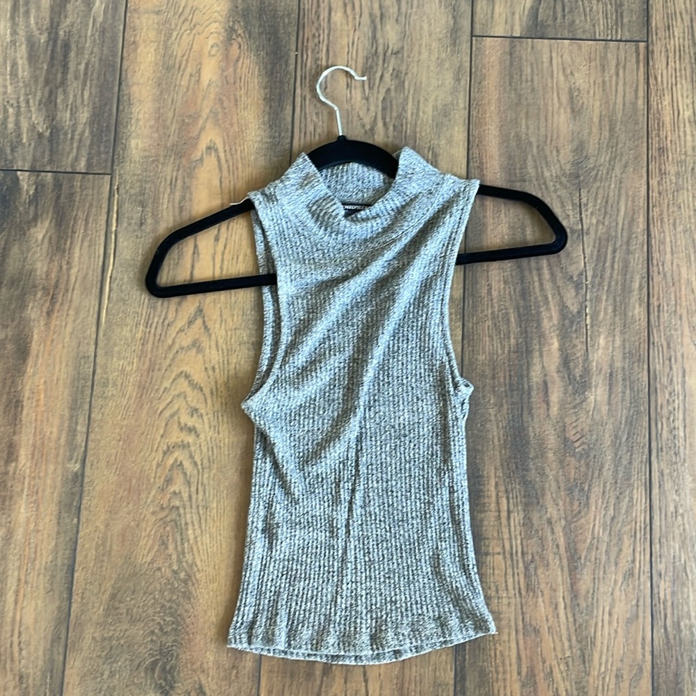 (2/$15) Brandy Melville knit mock neck sleeveless tank